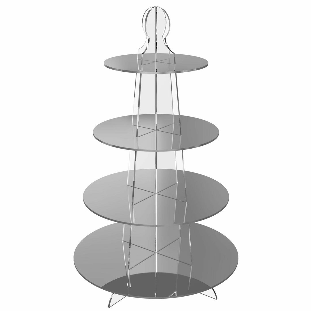 Carry Top Round Cup Cake Stand