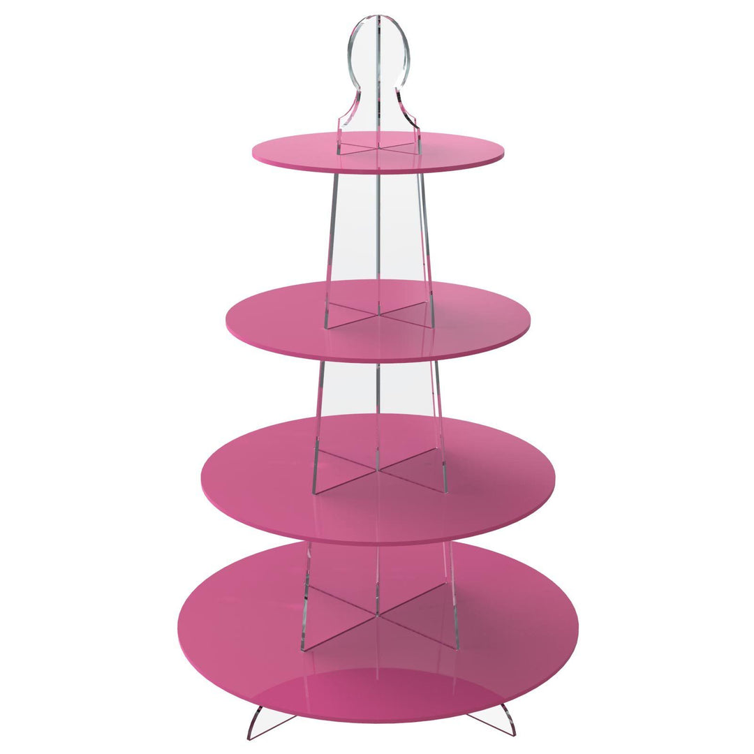 Carry Top Round Cup Cake Stand