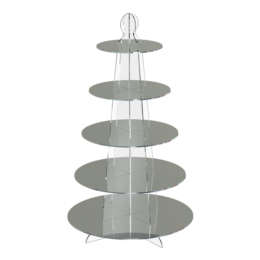Carry Top Round Cup Cake Stand