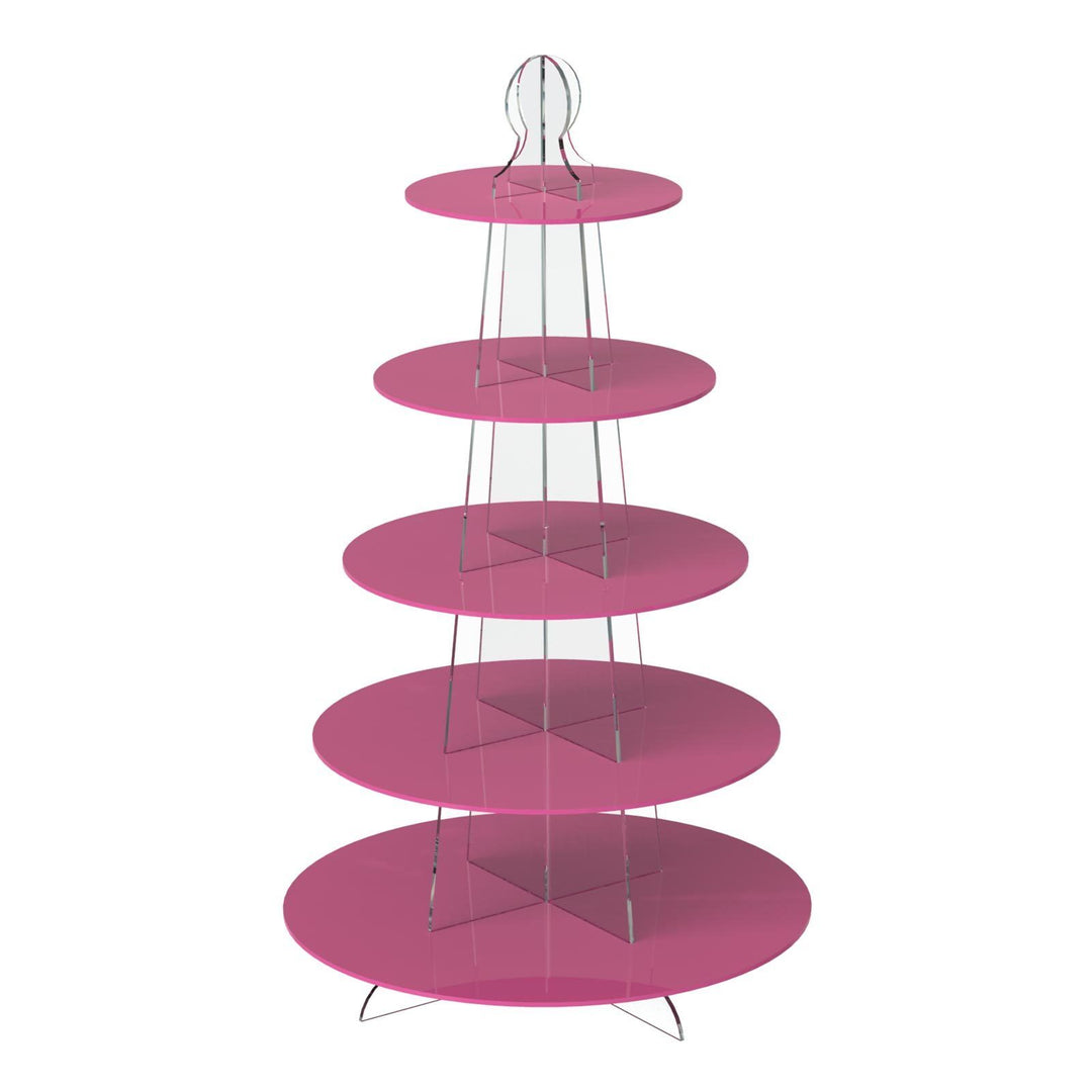 Carry Top Round Cup Cake Stand