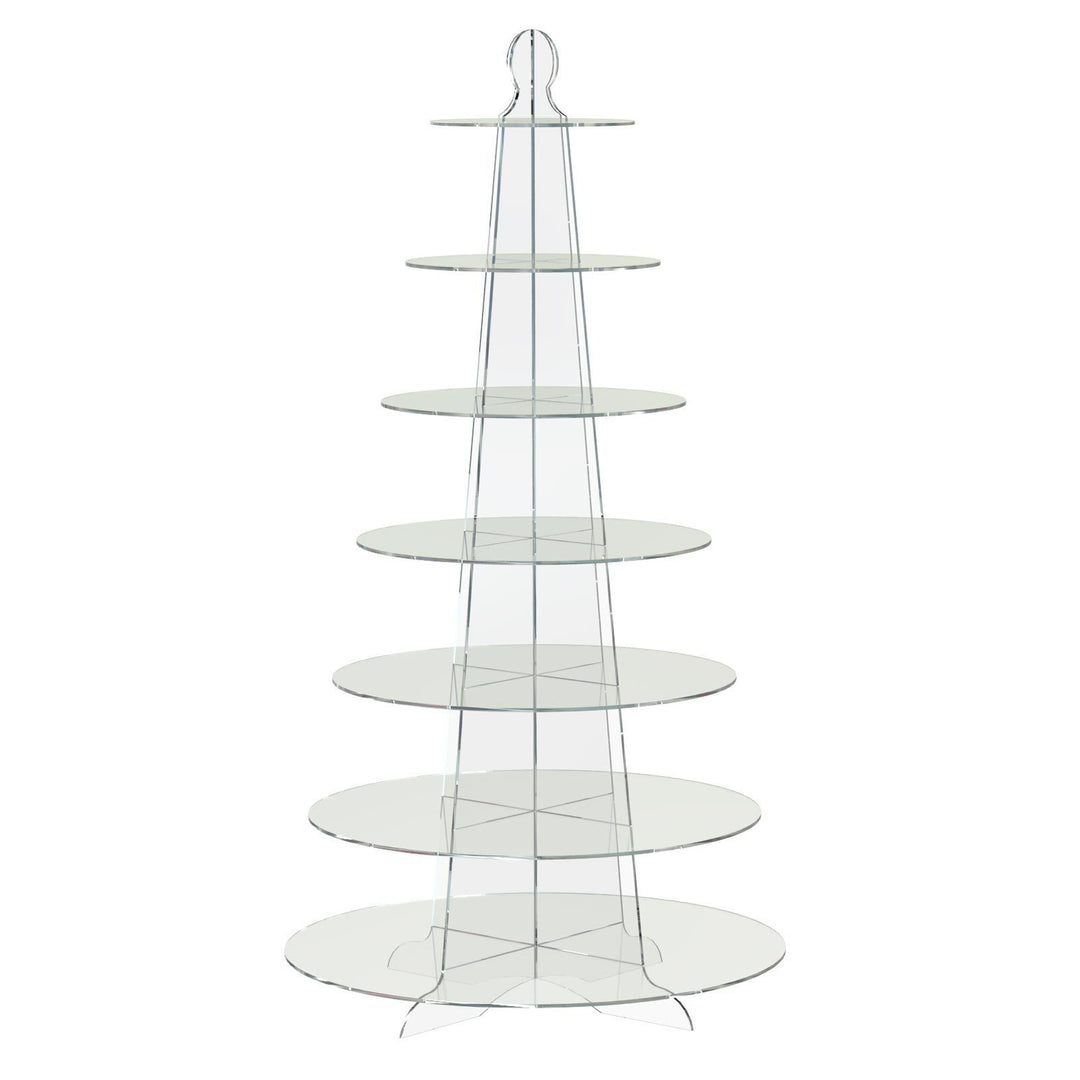 Carry Top Round Cup Cake Stand