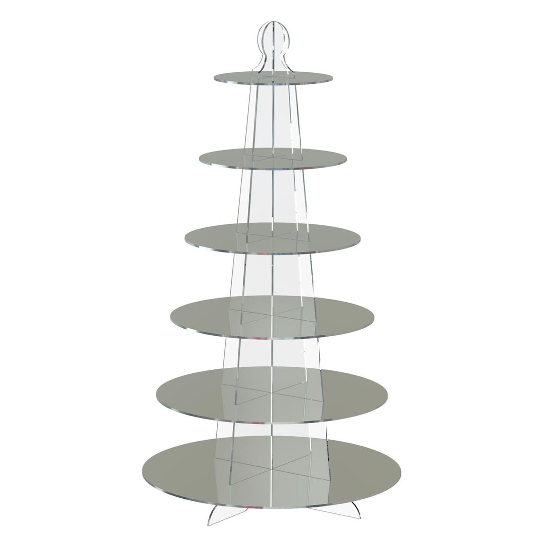Carry Top Round Cup Cake Stand