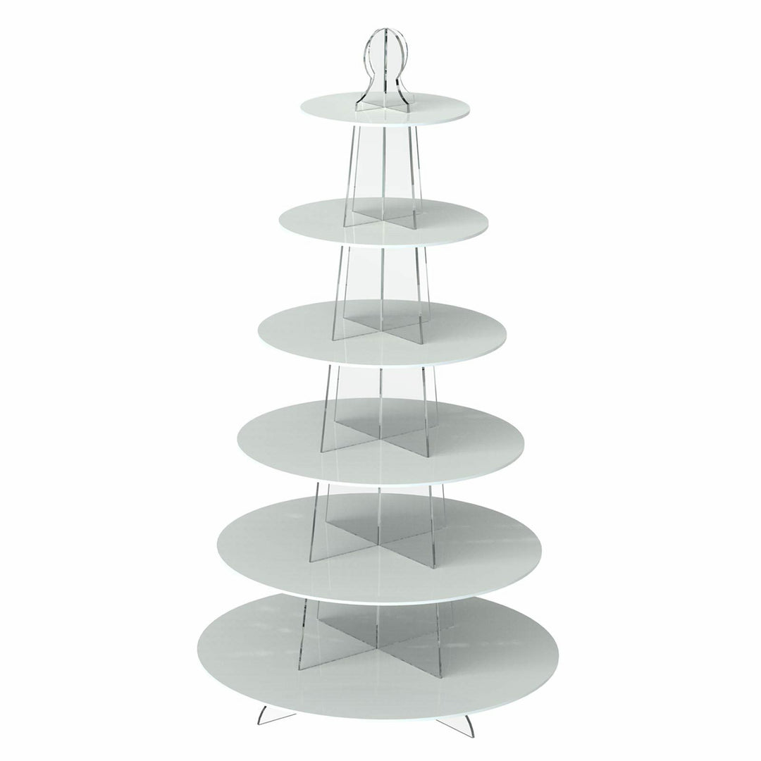 Carry Top Round Cup Cake Stand