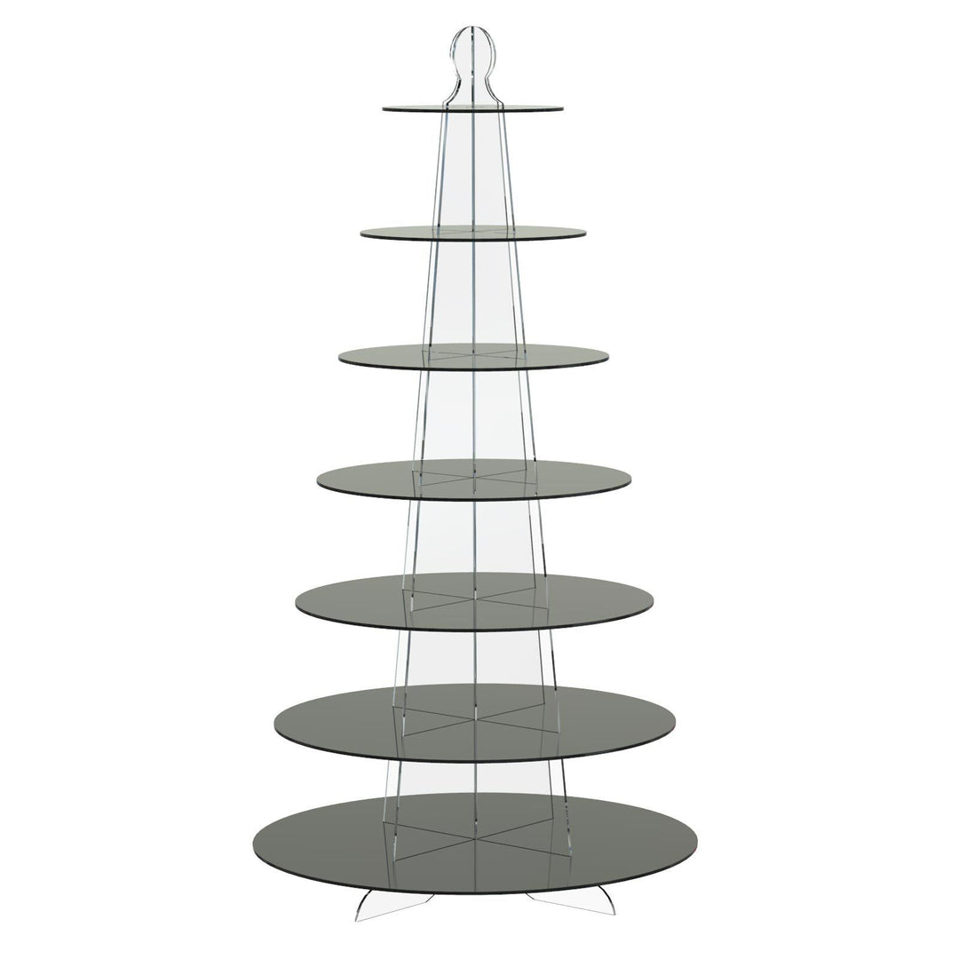 Carry Top Round Cup Cake Stand