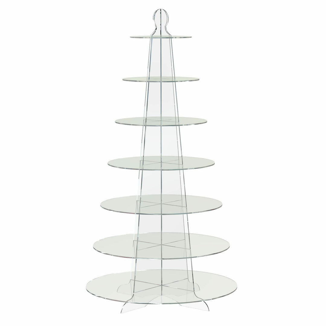 Carry Top Round Cup Cake Stand