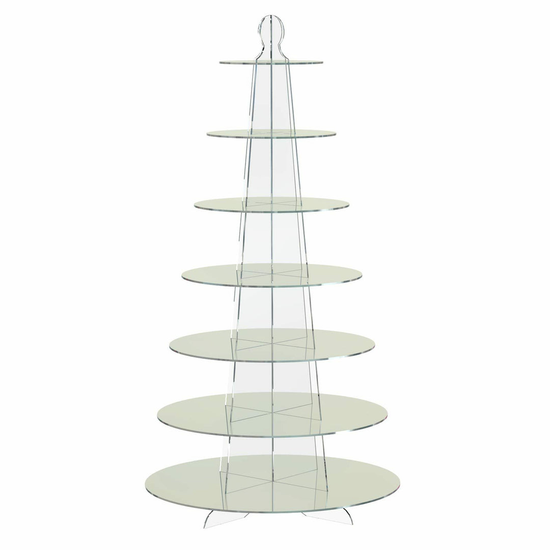 Carry Top Round Cup Cake Stand