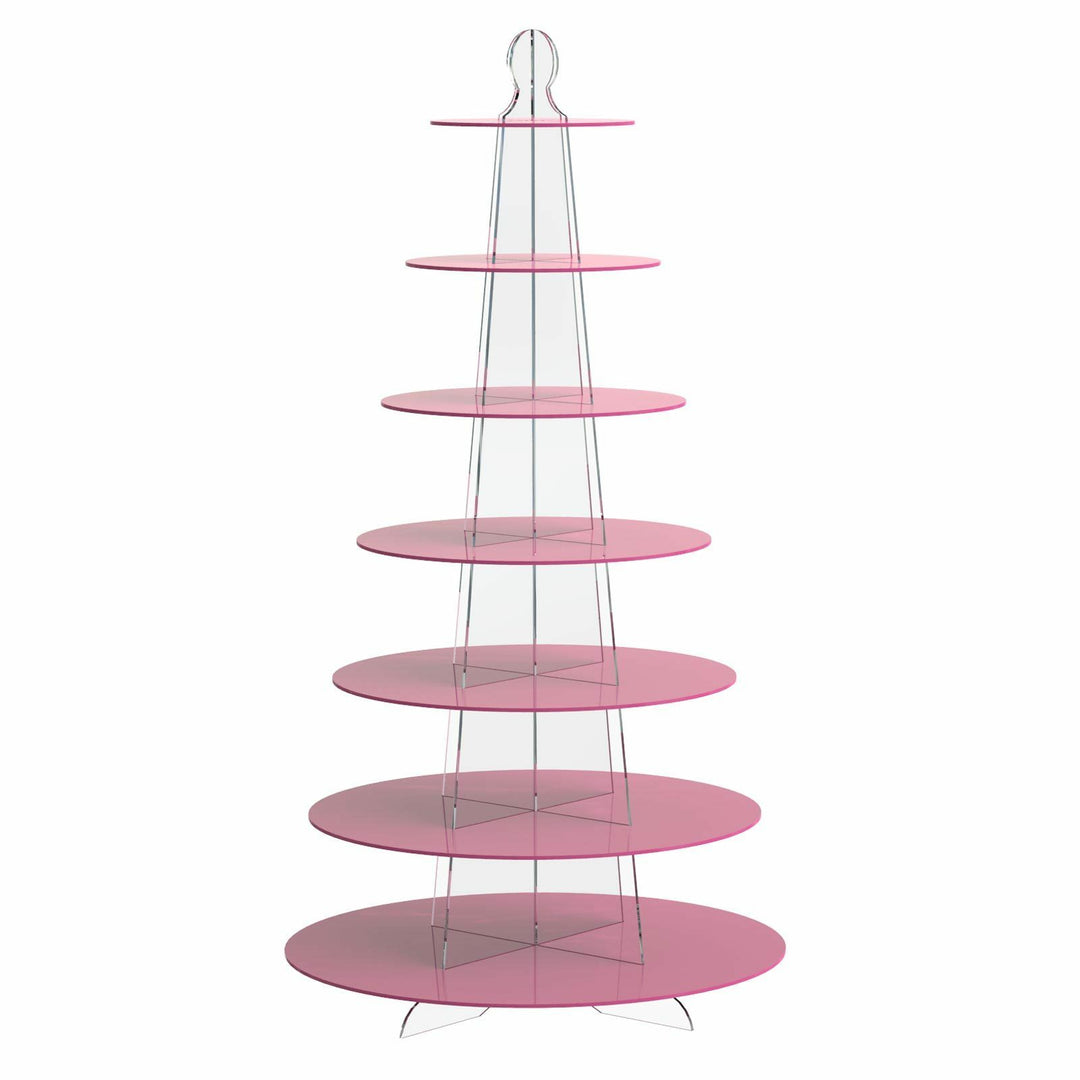 Carry Top Round Cup Cake Stand