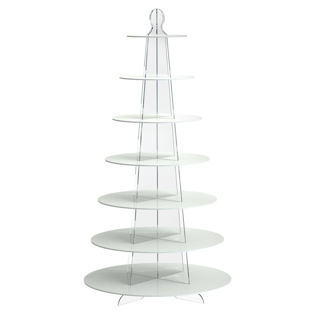 Carry Top Round Cup Cake Stand