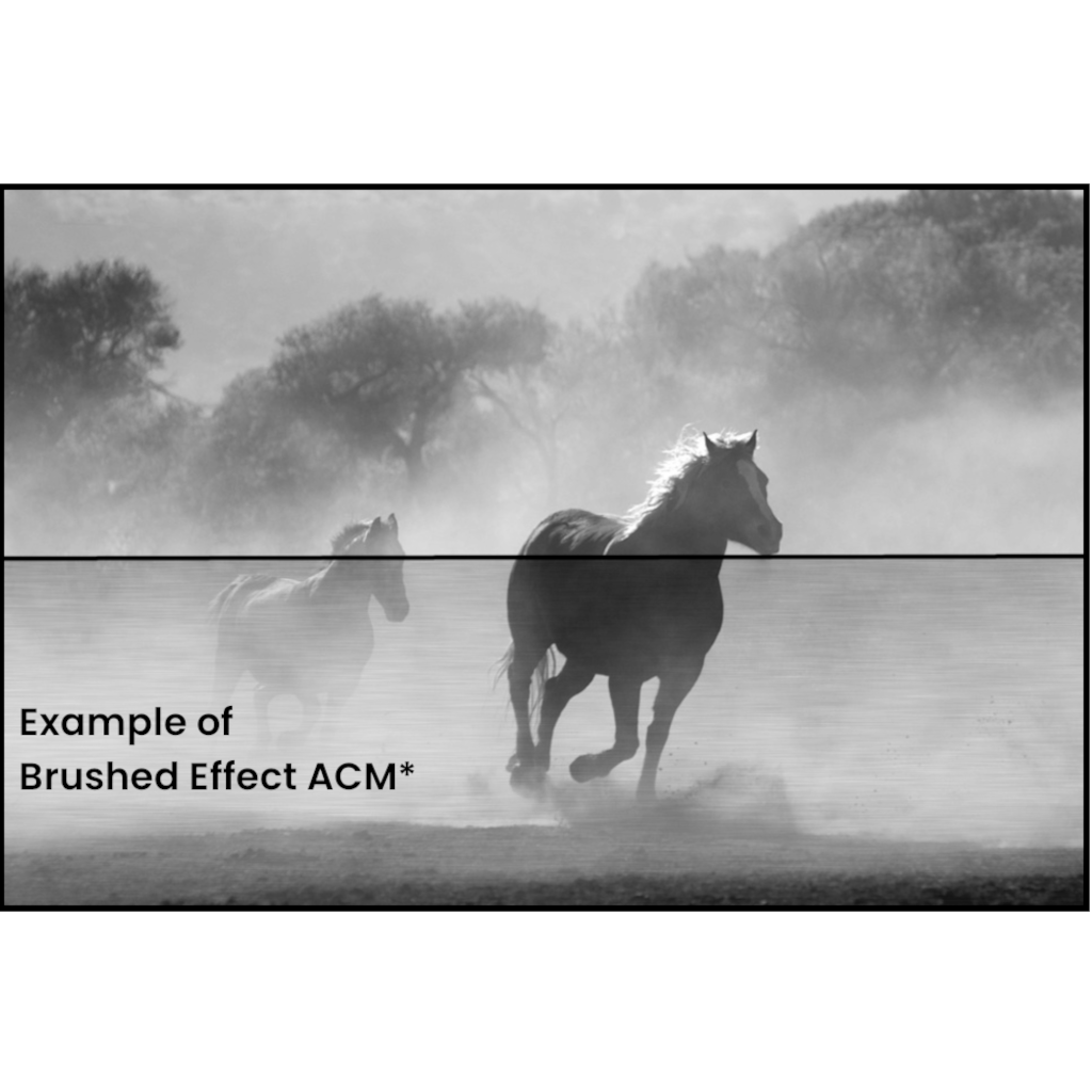 Brushed Aluminium Wall Art Displaypro 2