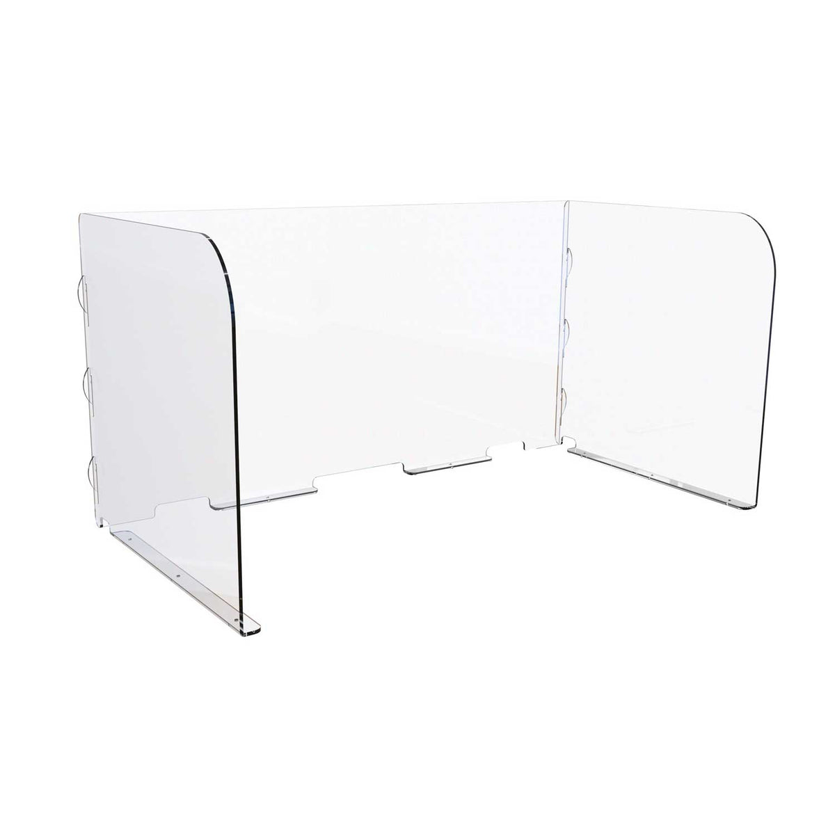 Clear Screen Desk Wrap Sneeze Guard Displaypro