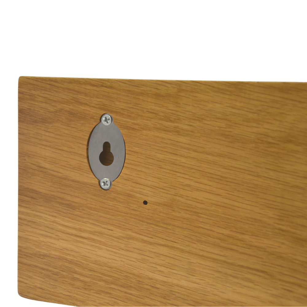 Solid Oak Rustic Love Heart Wall Mounted Coat Hook Displaypro 12