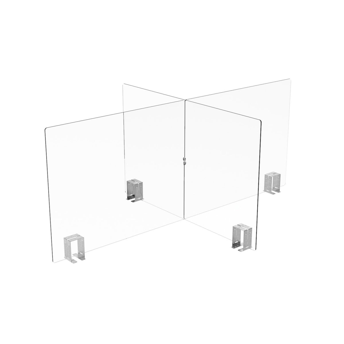 Cross Desk Divider Office Screen Displaypro