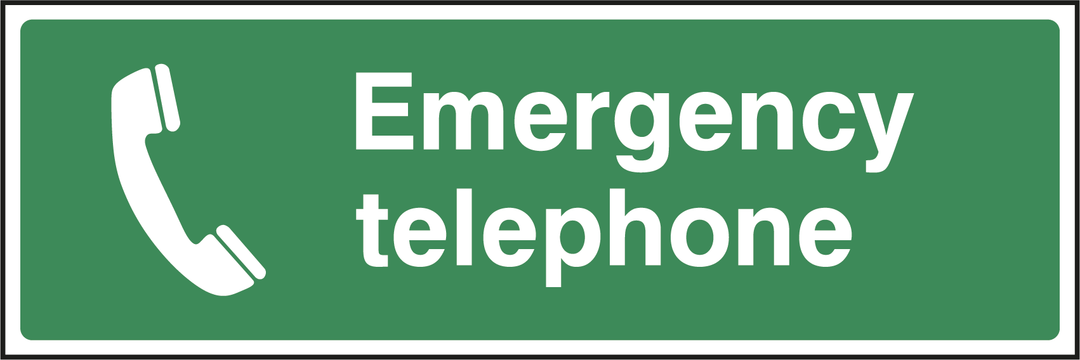 Emergency Telephone - 300 x 100mm