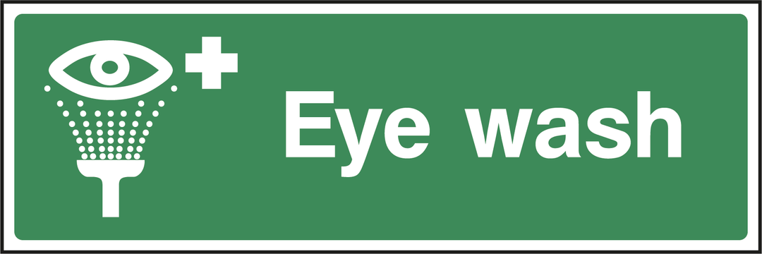 Eye Wash - 300 x 100mm