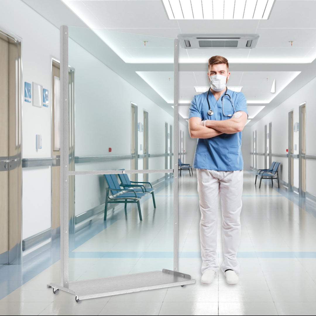 Freestanding Mobile Pro Protection Screen Displaypro 2