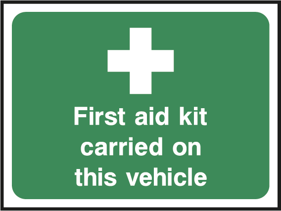 First Aid Kit on Vehicle - Assorted Sizes