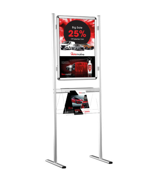 Info Poster Display Board Stand