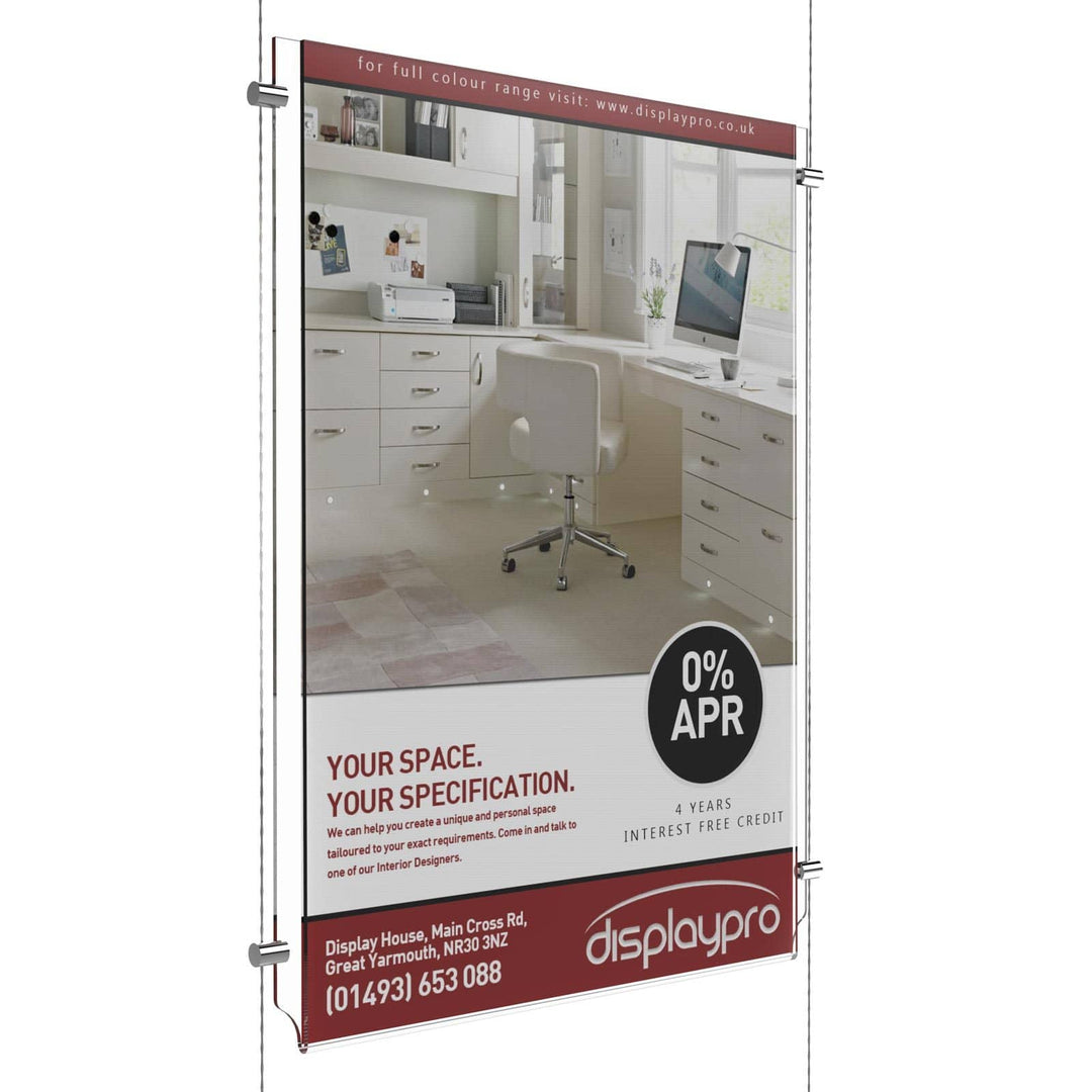 A3 Portrait Complete Cable Systems Displaypro