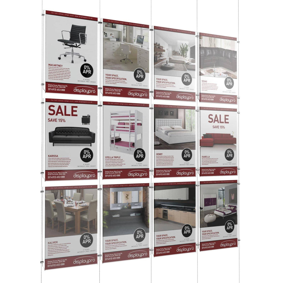 A3 Portrait Cable Systems Displaypro 14