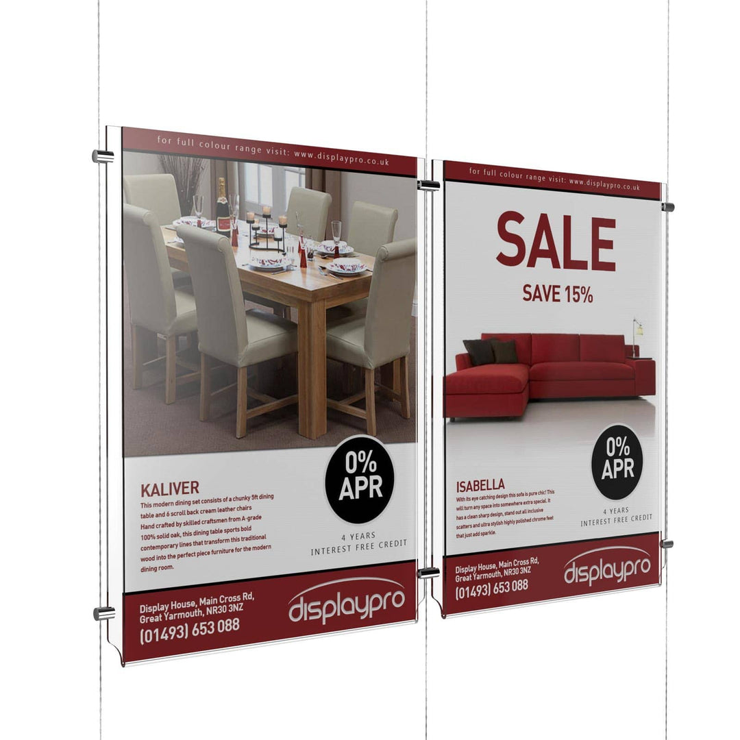 A3 Portrait Cable Systems Displaypro 5