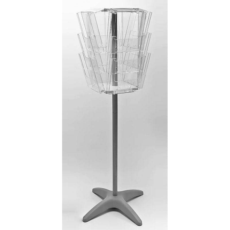 A4 Floor Standing Carousel Brochure Holder Displaypro