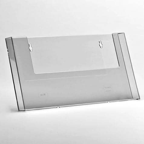 A4 landscape slatwall brochure holder Displaypro