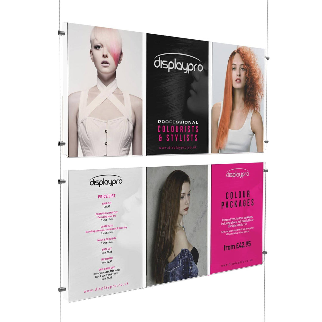 A4 Portrait Cable Systems Displaypro 24