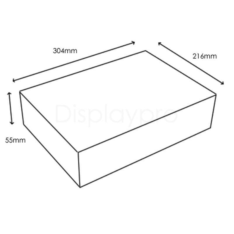 Clear A4 storage boxes | Displaypro