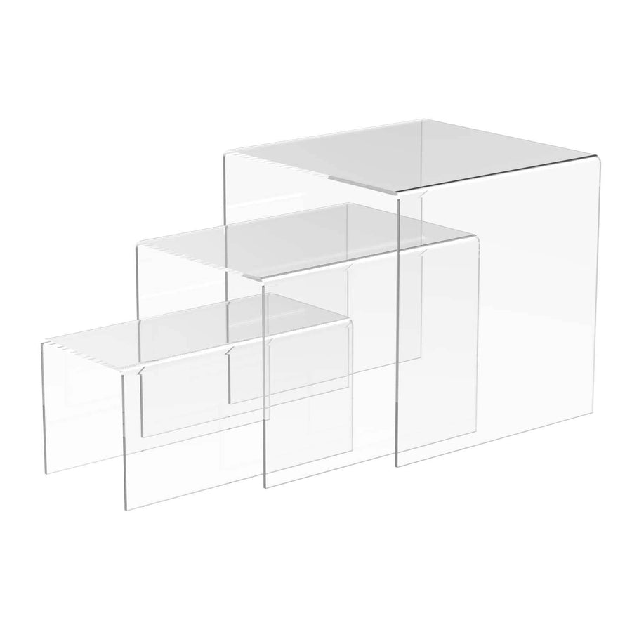 Acrylic Nesting Plinths (Set of 3) – Displaypro