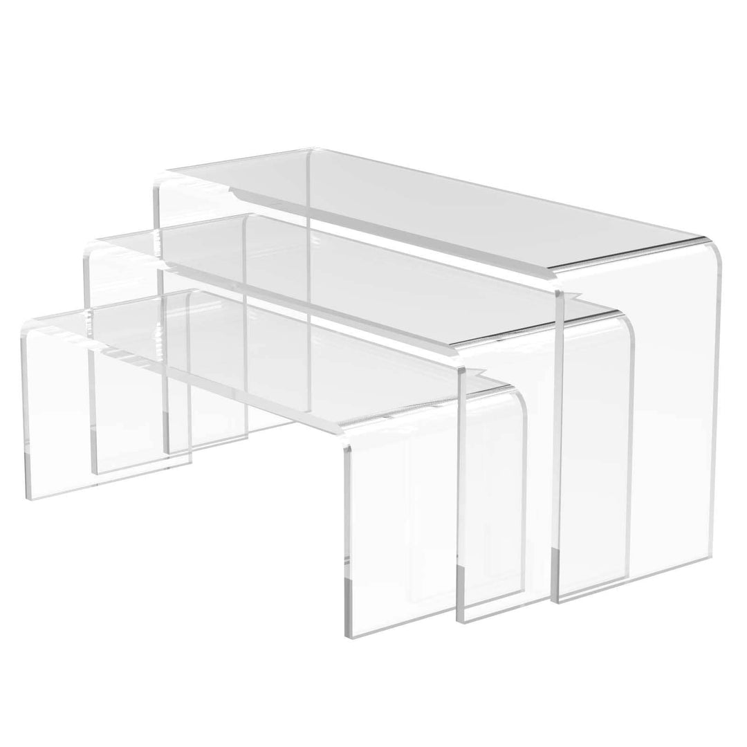 Acrylic Nesting Plinths Displaypro 4