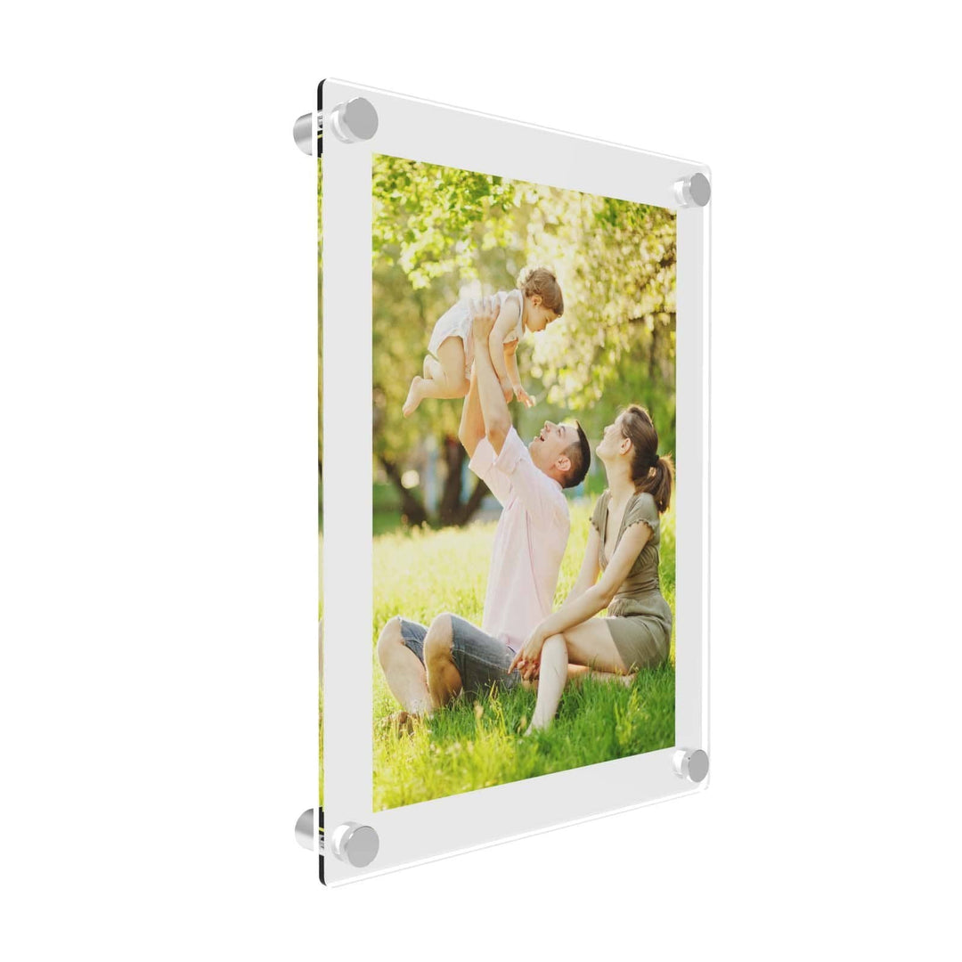 Acrylic Wall Mount Photo Frame Displaypro 3