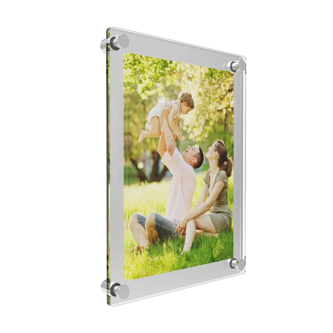 Acrylic Wall Mount Photo Frame Displaypro 4
