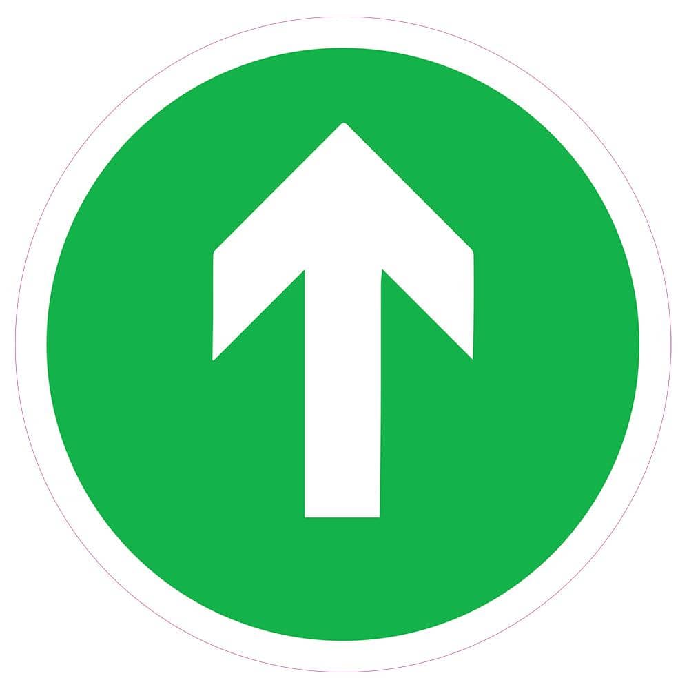 Arow Sticker Arrow Directional Floor Stickers | Display Pro – Displaypro