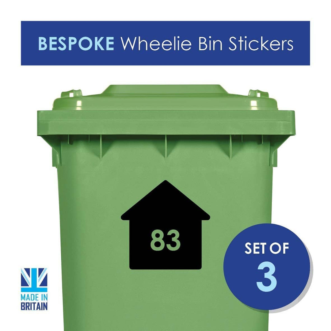 Vinyl Bin Number Sticker Shapes Displaypro 18
