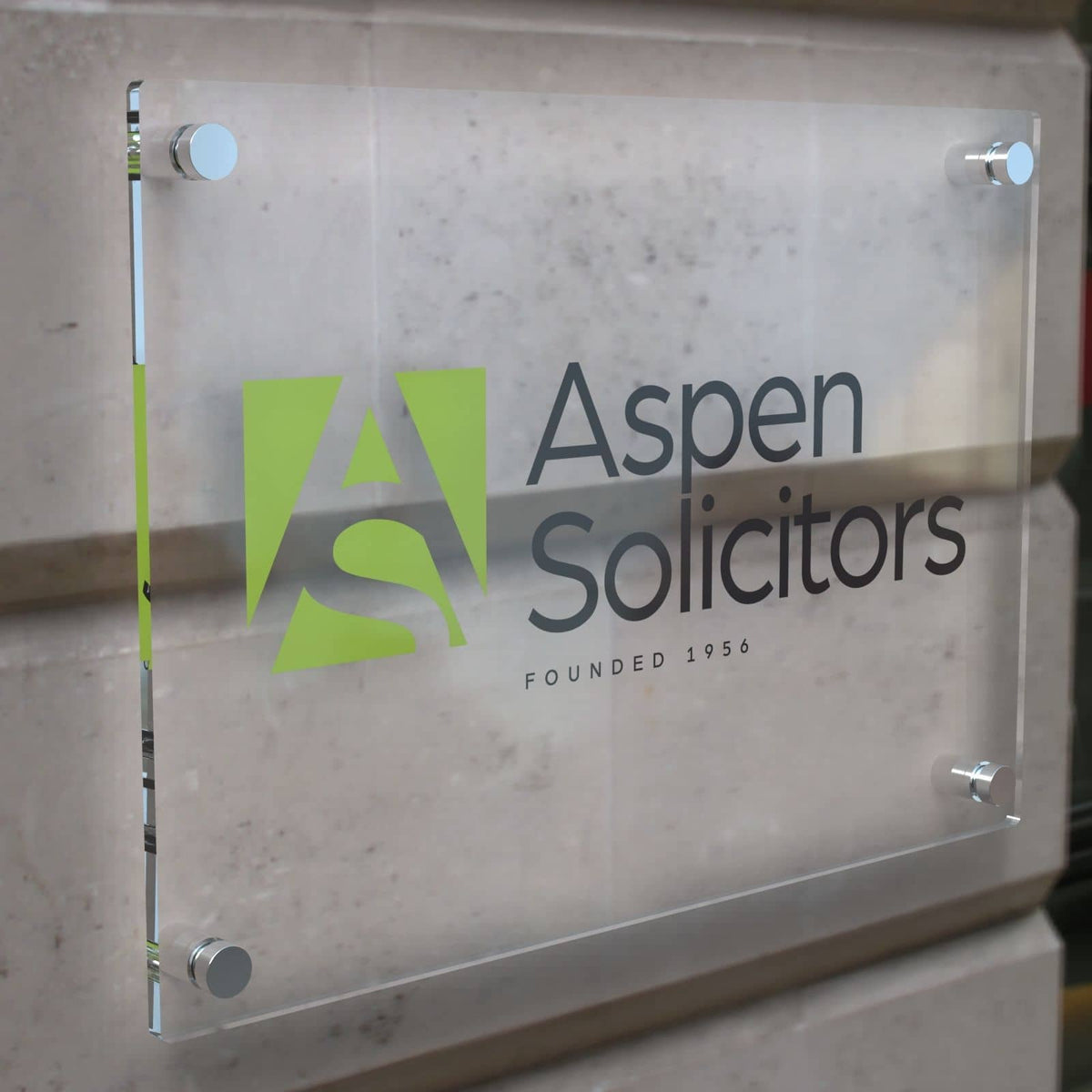 Business Plaque Sign Displaypro