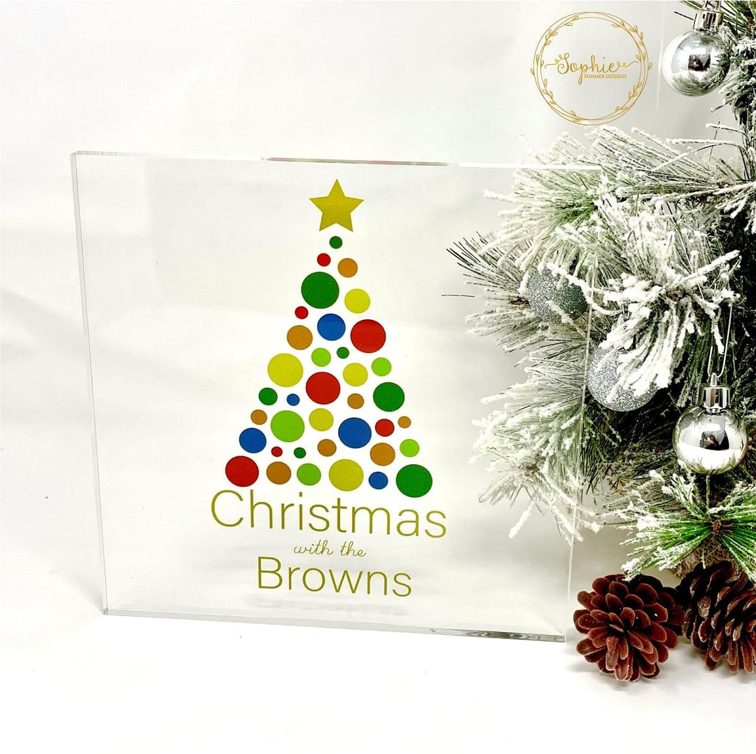 Personalised Christmas Signs - Traditional Bauble Design Displaypro