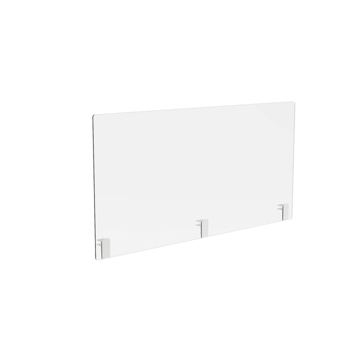 Desk Divider Screen With Clamps Displaypro 5