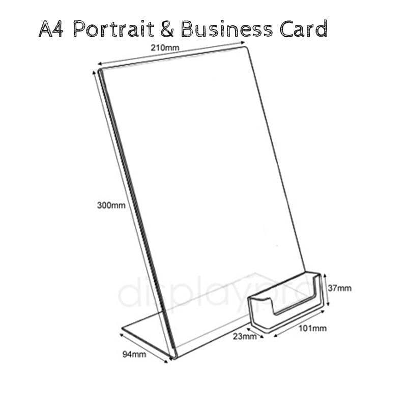Counter Poster Displays Business Card Holders Displaypro 2