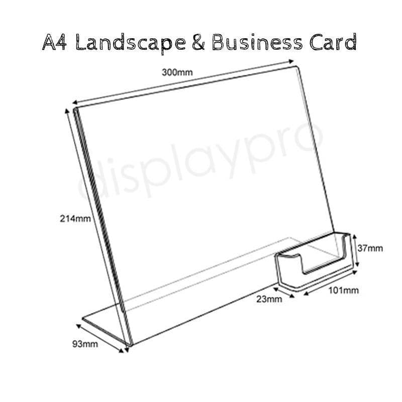 Counter Poster Displays Business Card Holders Displaypro 4