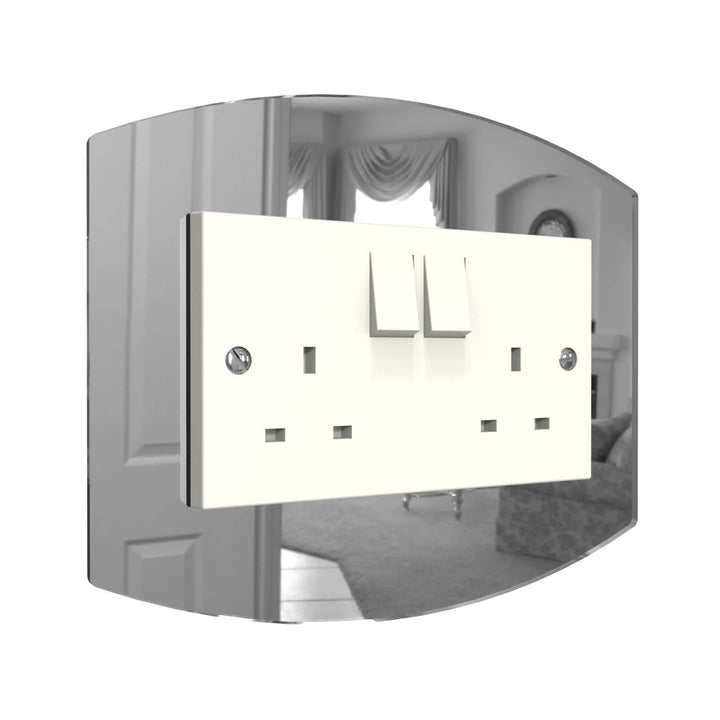 Curved Double Light Switch Surrounds Displaypro 9