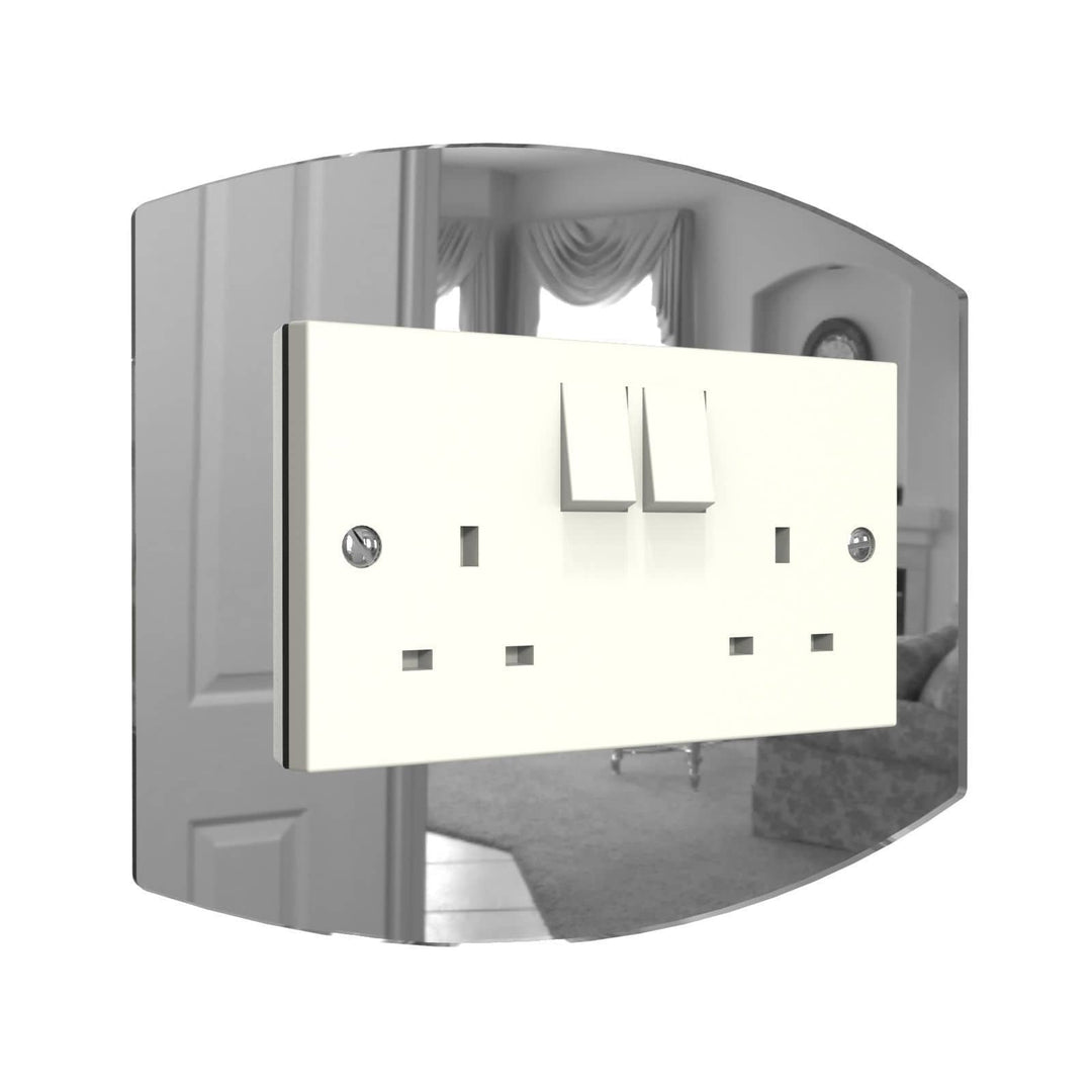 Curved Double Light Switch Surrounds Displaypro 13