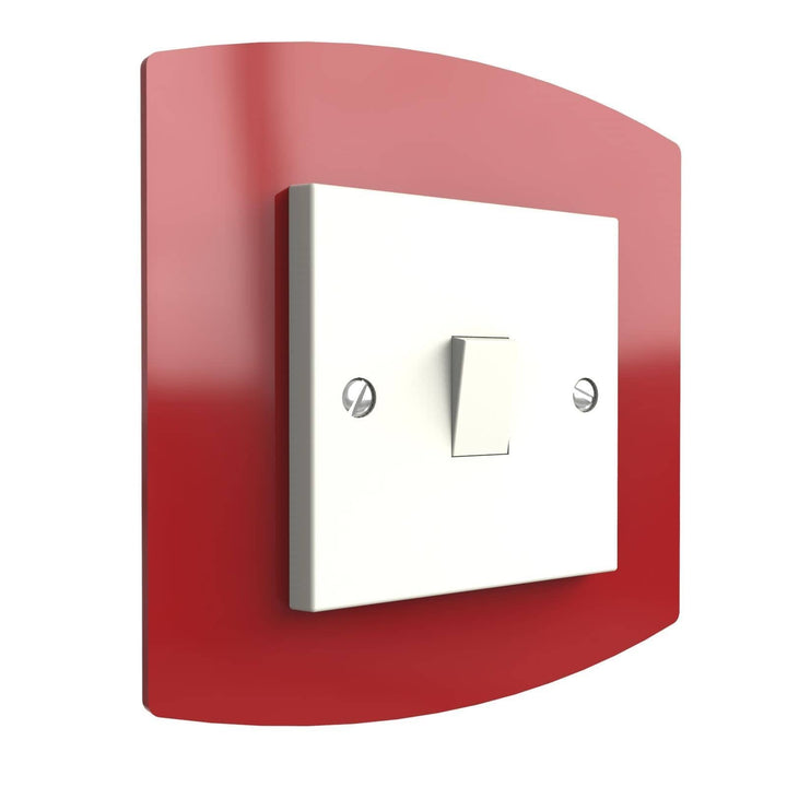 Curved Single Light Switch Surrounds Displaypro 5