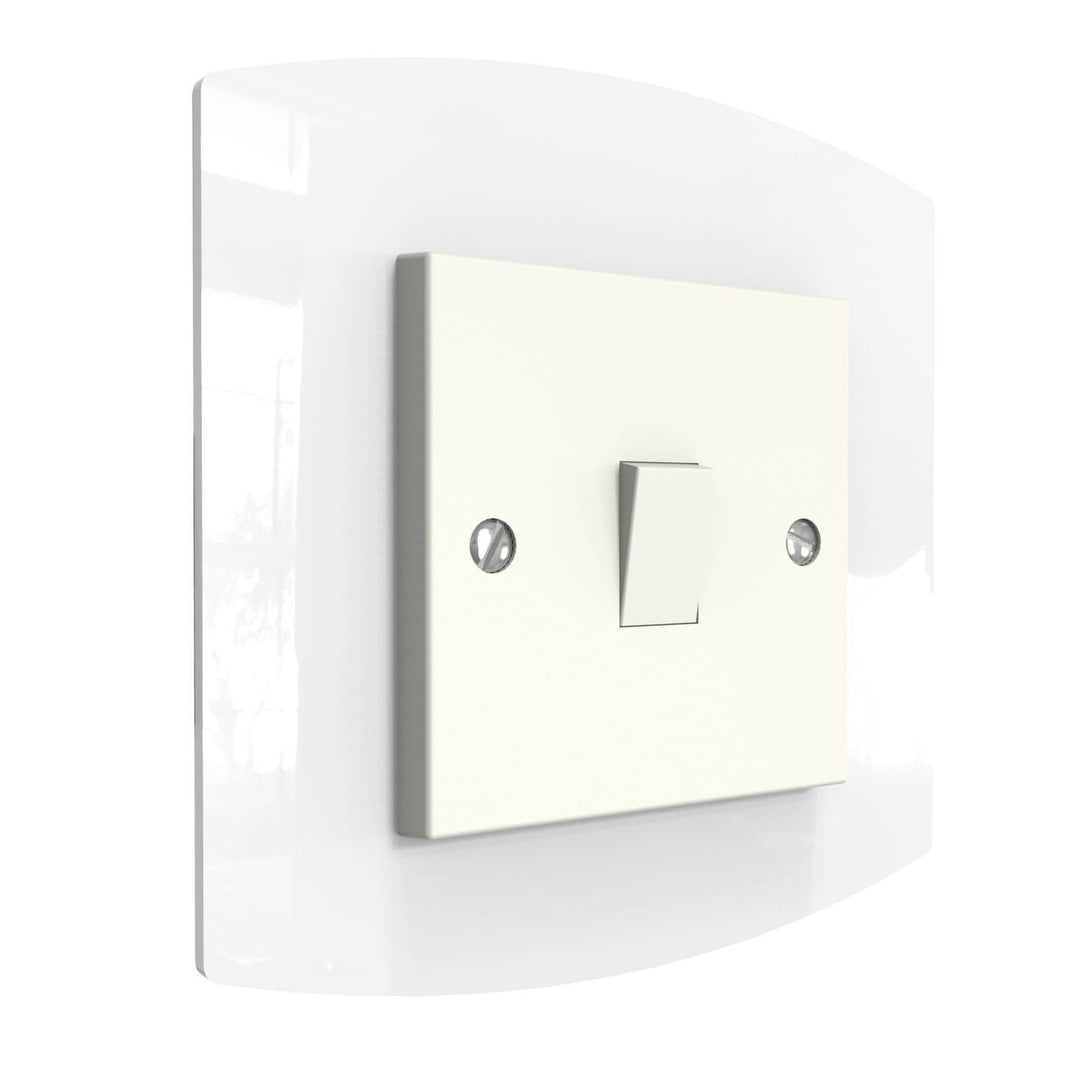 Curved Single Light Switch Surrounds Displaypro 10