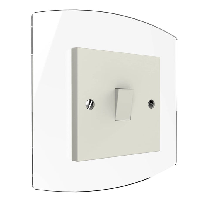 Curved Single Light Switch Surrounds Displaypro 13