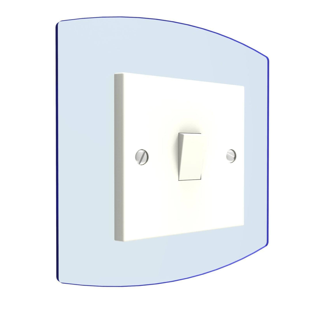 Curved Single Light Switch Surrounds Displaypro 9