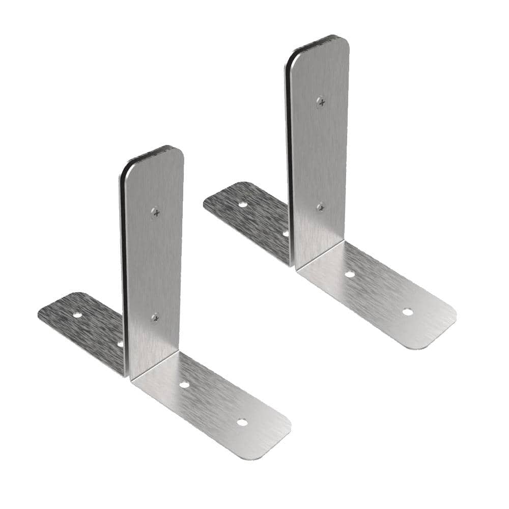 Screen Support Desk Divider Brackets Set Displaypro 5