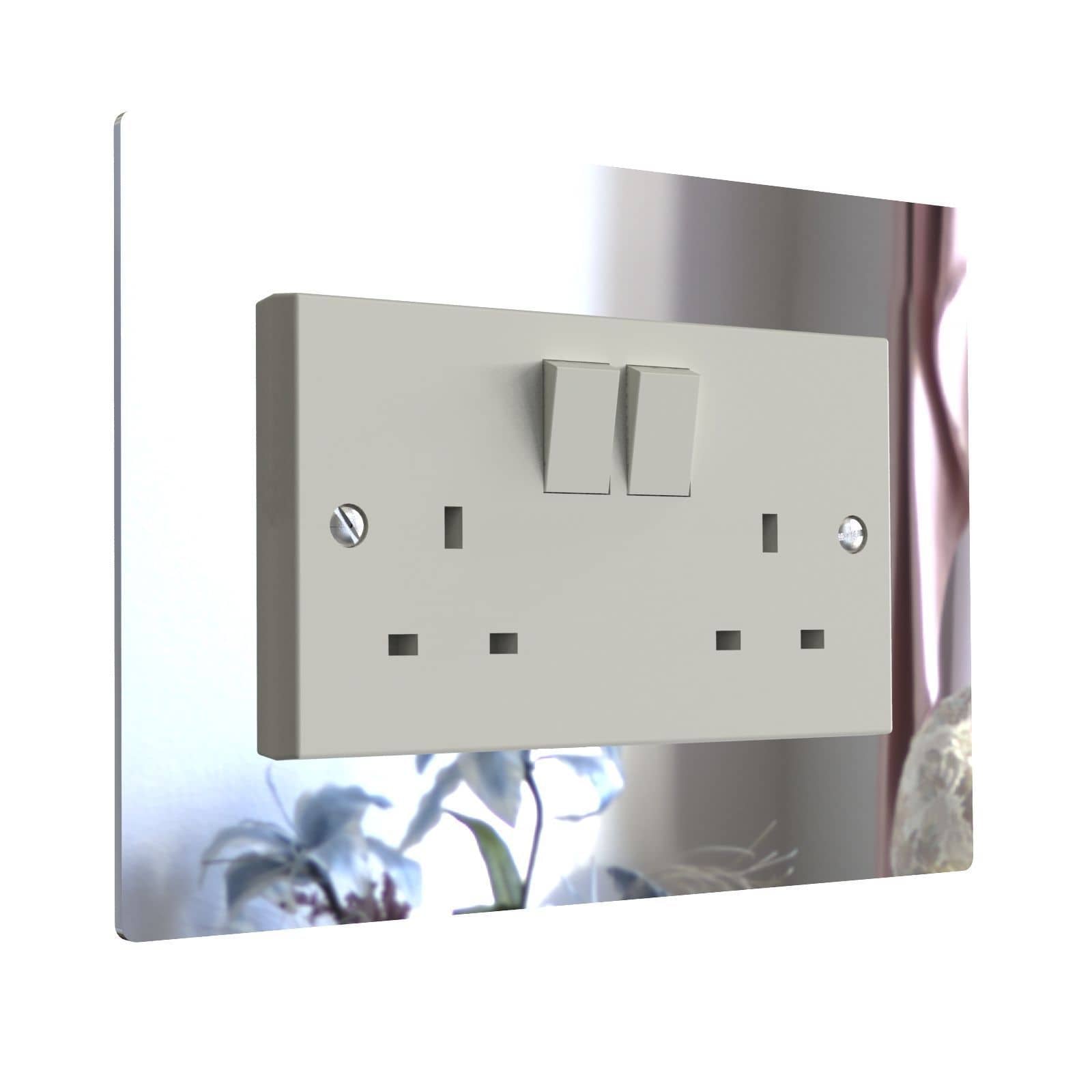 Double Acrylic Switch Surrounds by Displaypro Ltd - Various colours