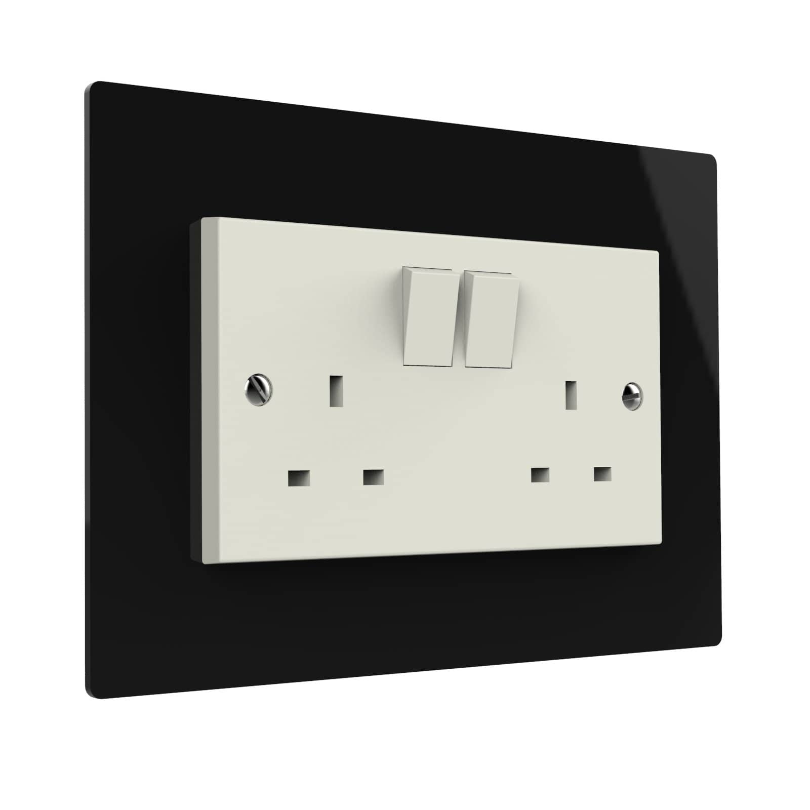 Double Acrylic Switch Surrounds by Displaypro Ltd - Various colours