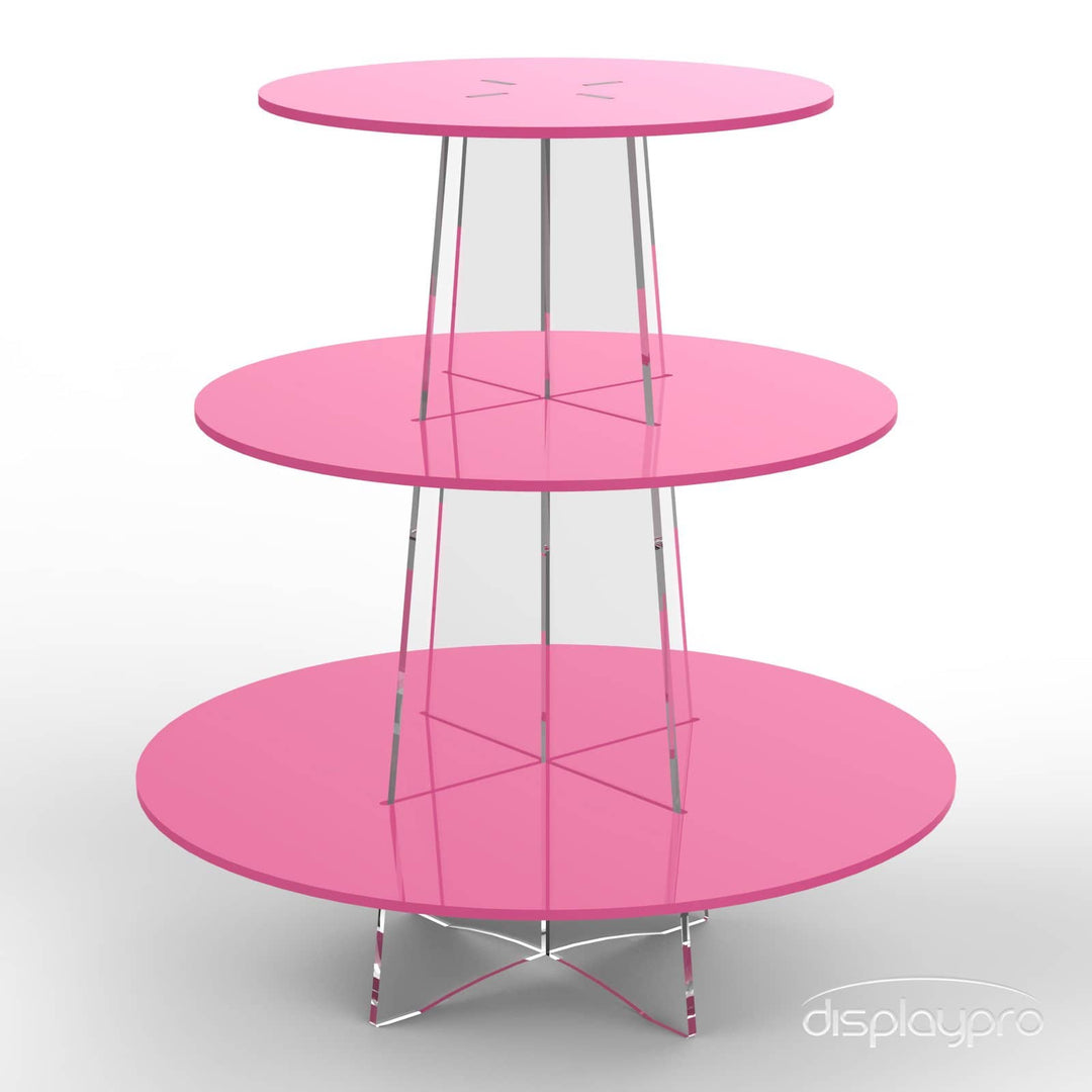 Round Acrylic Cupcake Stand Displaypro 32
