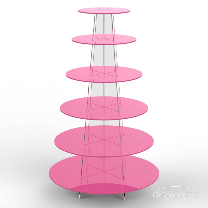 Round Acrylic Cupcake Stand Displaypro 35